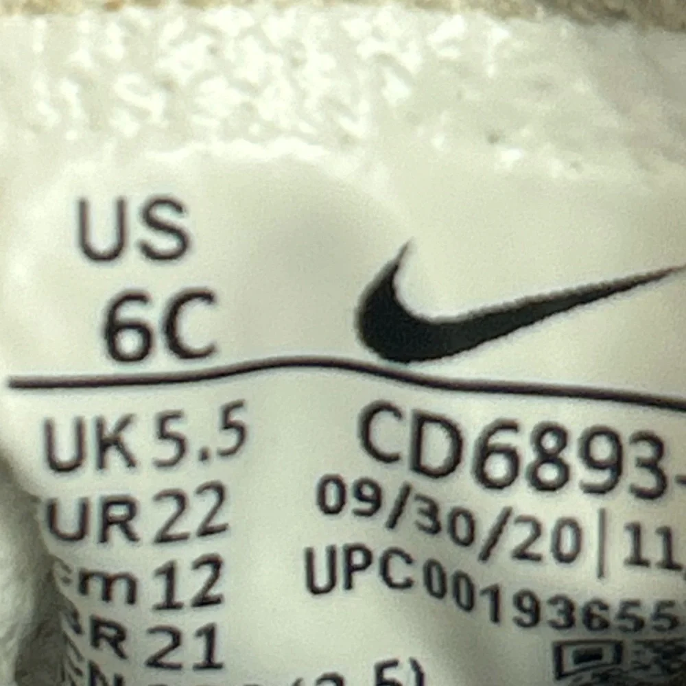 Nike sneakers.